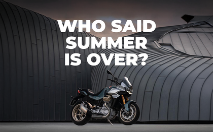 Moto Guzzi WHO SAID SUMMER IS OVER?