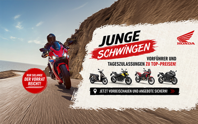 Honda Aktion junge Schwingen
